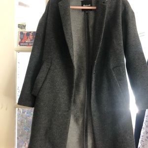 Madewell long wool coat